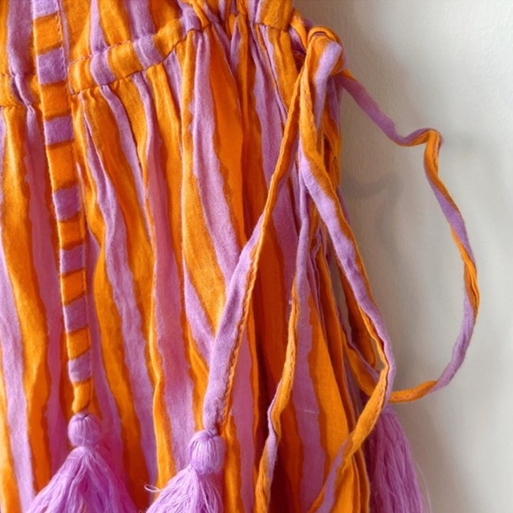 NWOT • Oliphant side tie tassel short dress 🧡 - Picture 10 of 12